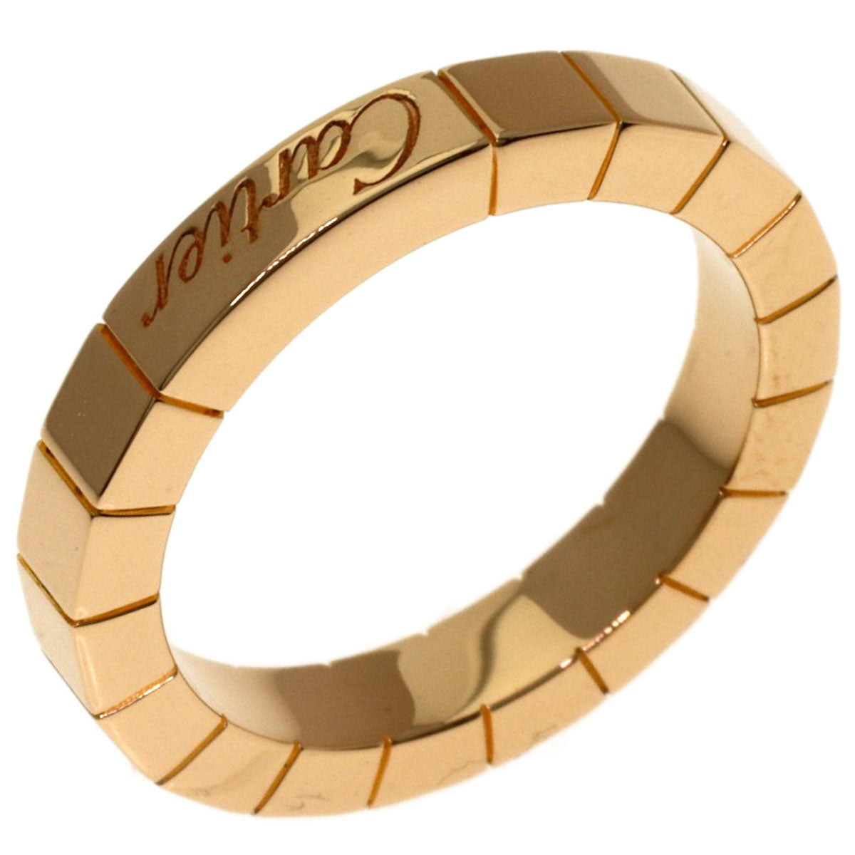 CARTIER Lanier # 47 Ring K18 Pink Gold Ladies [Used]