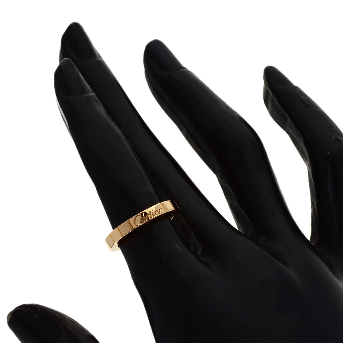 CARTIER Lanier # 47 Ring K18 Pink Gold Ladies [Used]