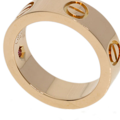 CARTIER love ring pink sapphire # 50 Ring K18 Pink Gold Ladies [Used]