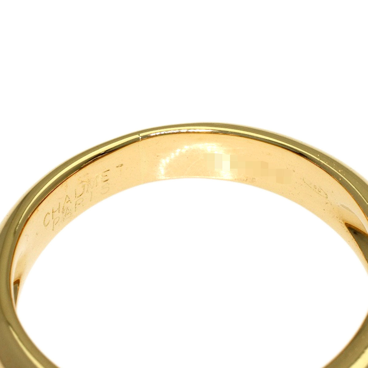 Chaumet Anneau Emerald Cabochon Ring K18 Yellow Gold Ladies [Used]