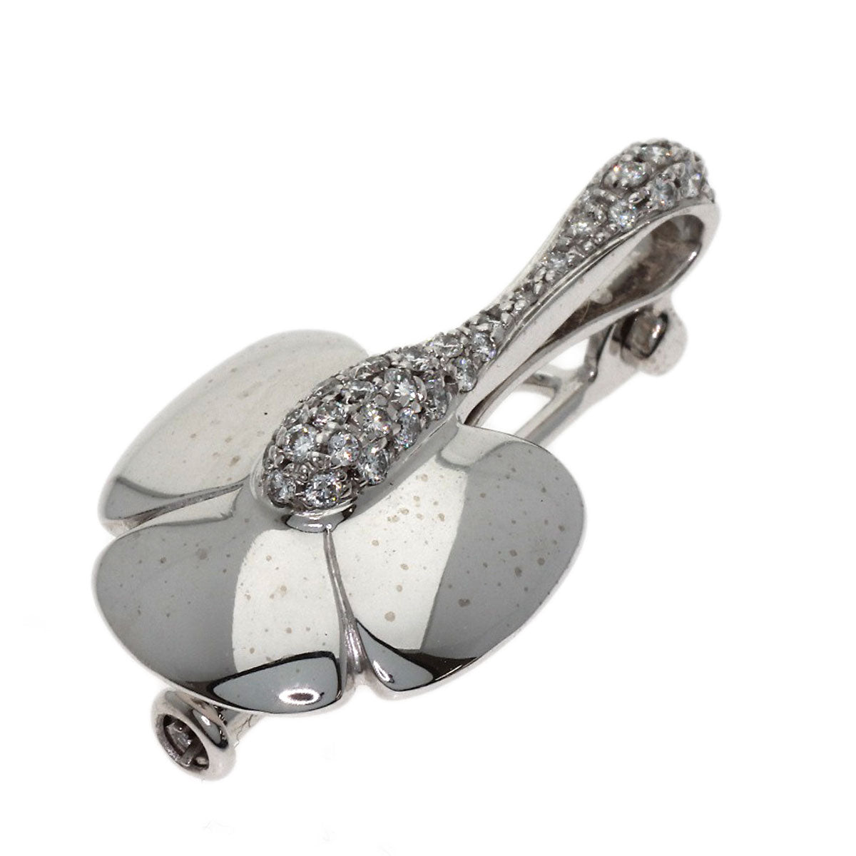 Chaumet Diamond Brooch K18 White Gold Ladies [Used]