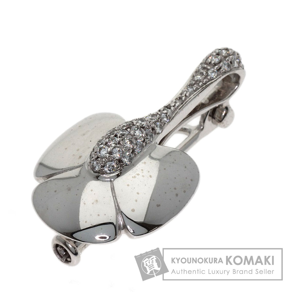 Chaumet Diamond Brooch K18 White Gold Ladies [Used]