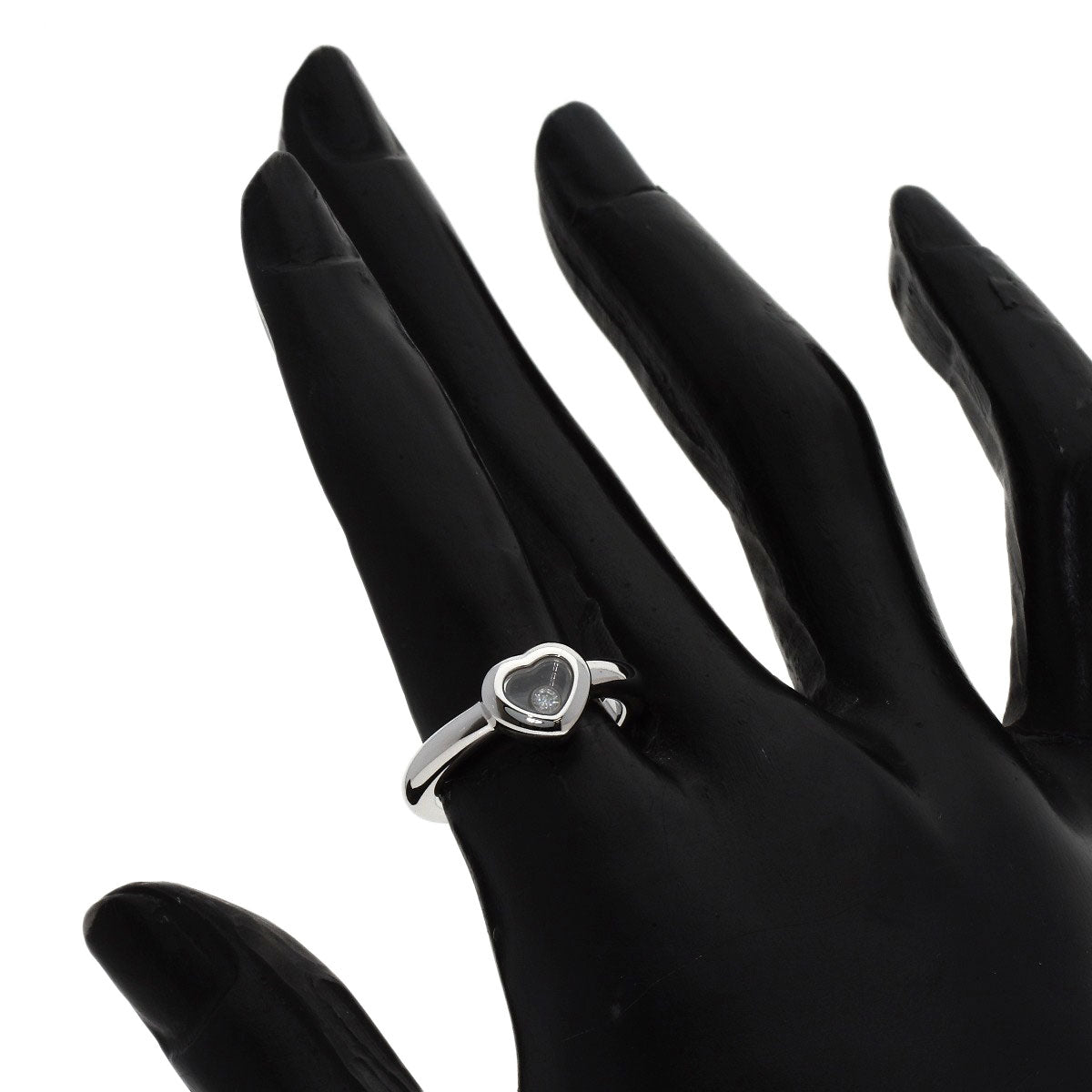Chopard Happy diamond Ring K18 White Gold Ladies [Used]