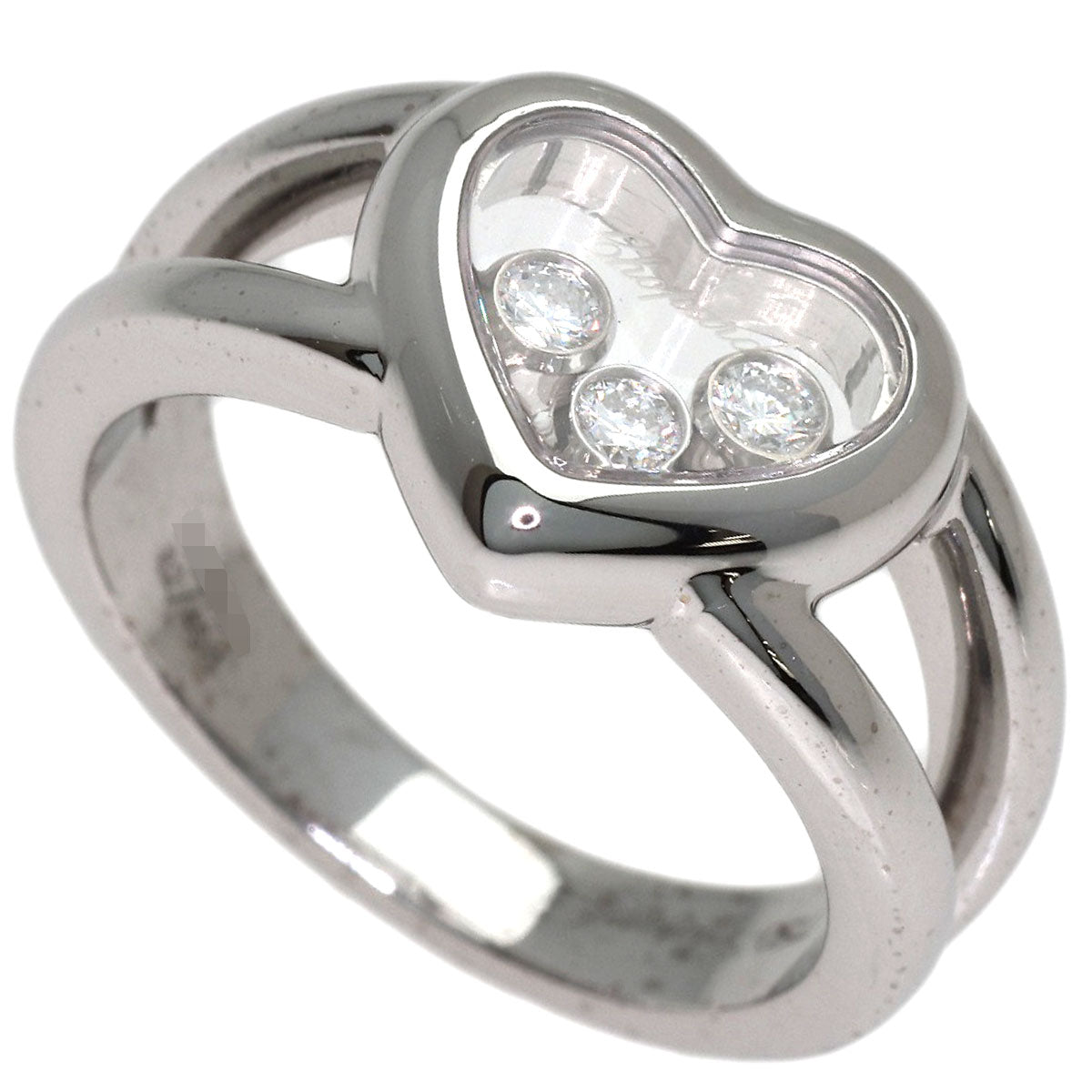 Chopard Happy diamond Ring K18 White Gold Ladies [Used]