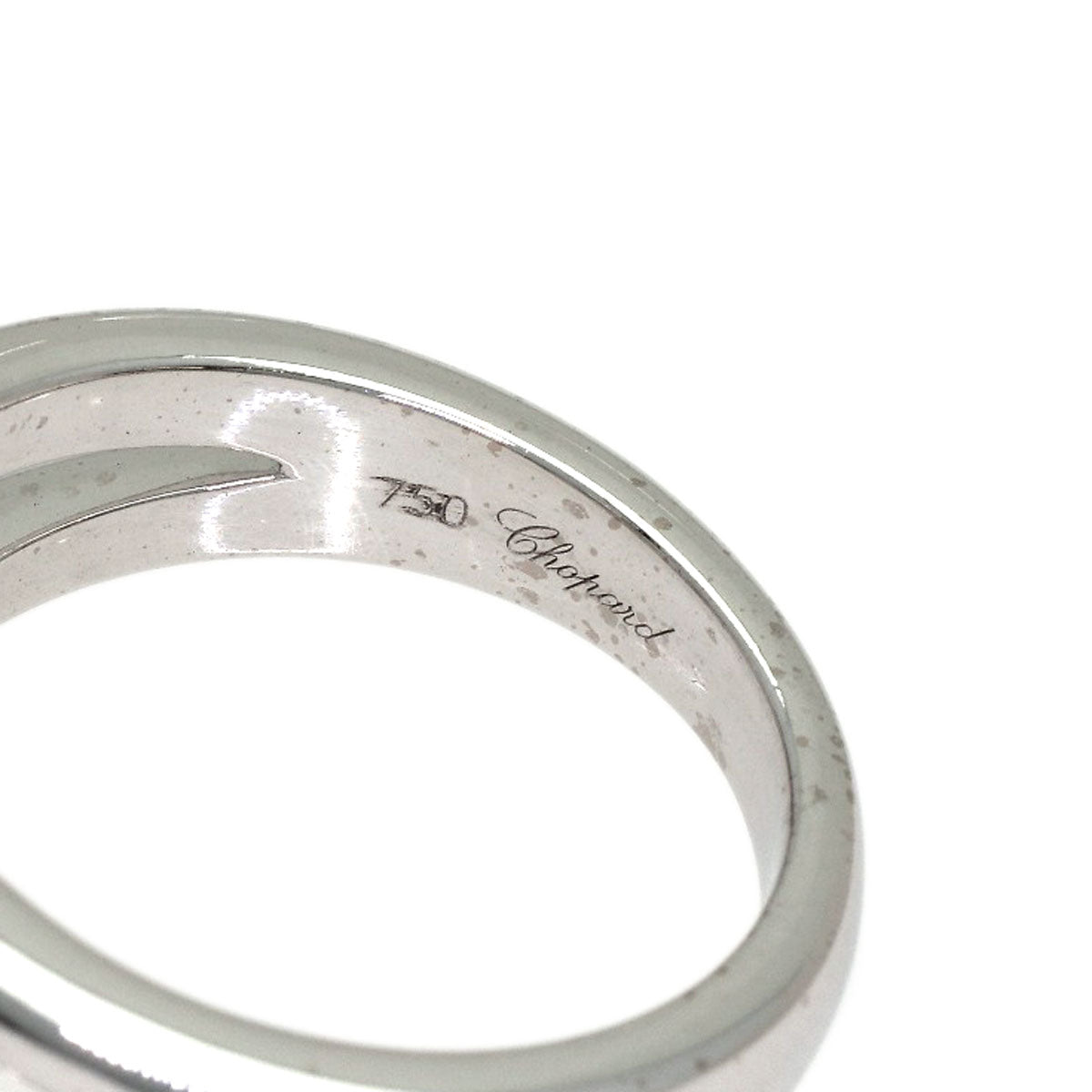 Chopard Happy diamond Ring K18 White Gold Ladies [Used]