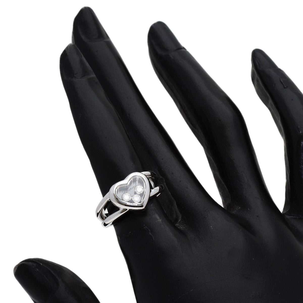 Chopard Happy diamond Ring K18 White Gold Ladies [Used]