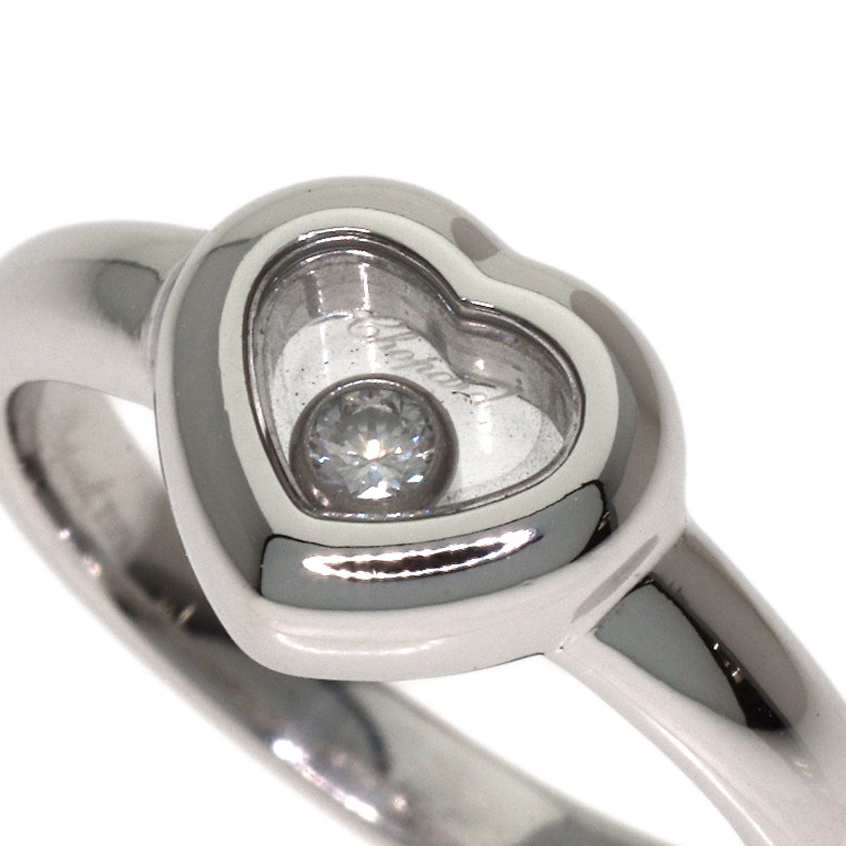 Chopard Happy diamond Ring K18 White Gold Ladies [Used]