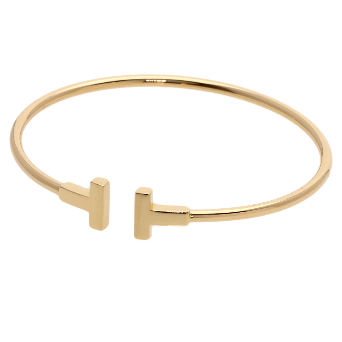 TIFFANY&Co. TWire Bracelet K18 Pink Gold Ladies [Used]
