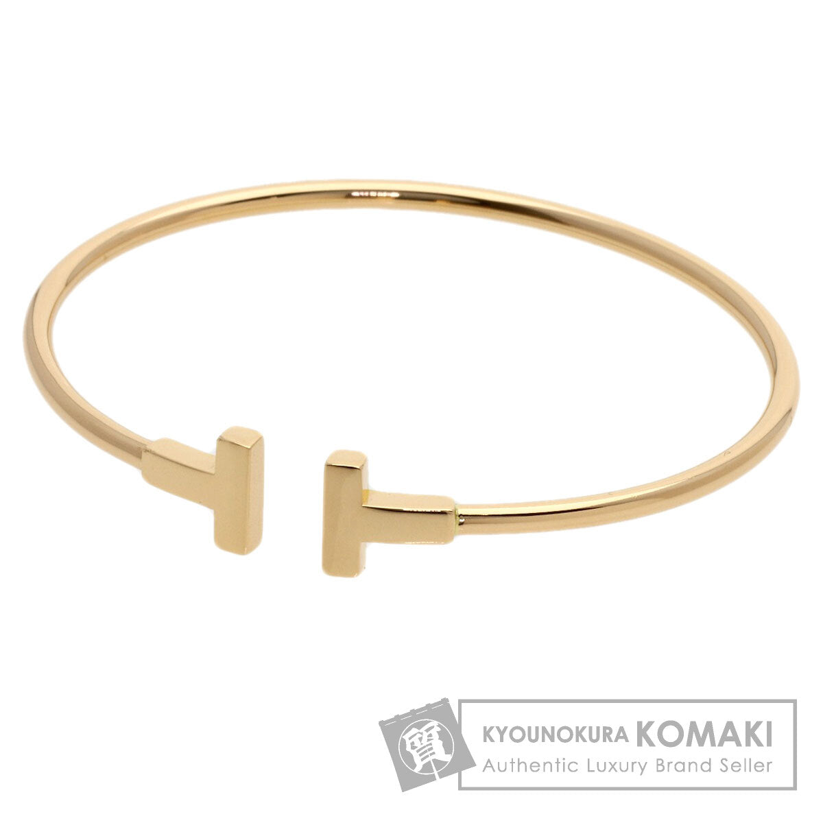 TIFFANY&Co. TWire Bracelet K18 Pink Gold Ladies [Used]