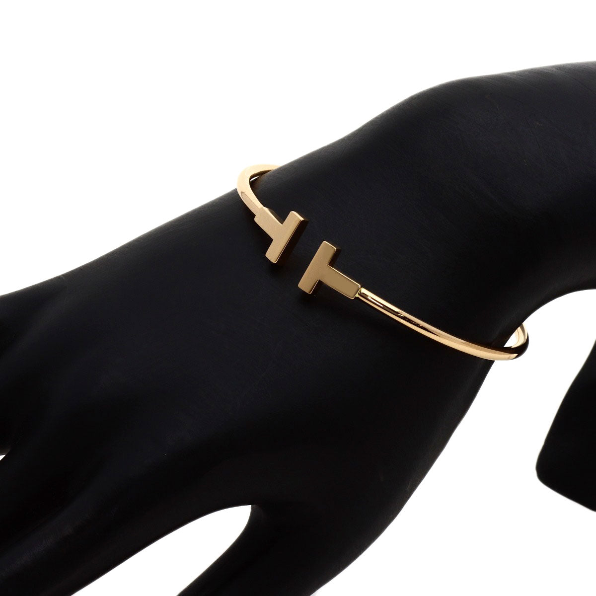TIFFANY&Co. TWire Bracelet K18 Pink Gold Ladies [Used]