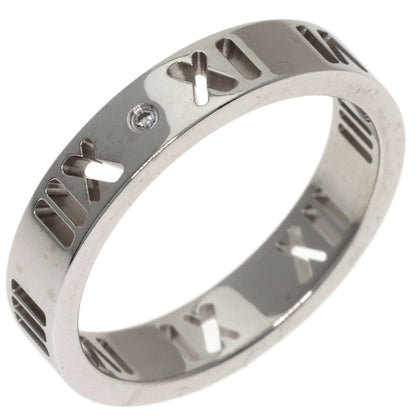 TIFFANY&Co. Atlas 4P Diamond Ring K18 White Gold Ladies [Used]