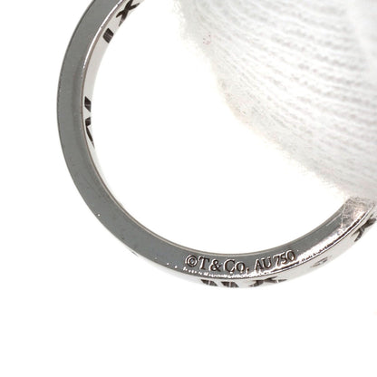 TIFFANY&Co. Atlas 4P Diamond Ring K18 White Gold Ladies [Used]