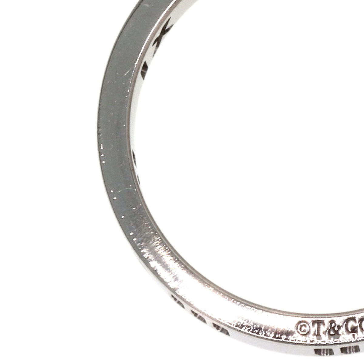 TIFFANY&Co. Atlas 4P Diamond Ring K18 White Gold Ladies [Used]