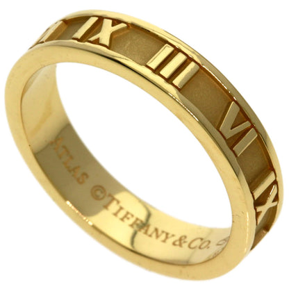 TIFFANY&Co. Atlas Narrow Ring K18 Yellow Gold Ladies [Used]