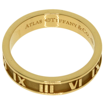 TIFFANY&Co. Atlas Narrow Ring K18 Yellow Gold Ladies [Used]