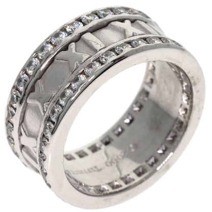 TIFFANY&Co. Atlas Edge Diamond Ring K18 White Gold Ladies [Used]