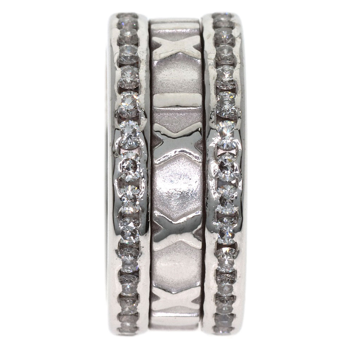 TIFFANY&Co. Atlas Edge Diamond Ring K18 White Gold Ladies [Used]