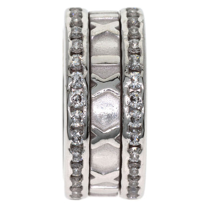 TIFFANY&Co. Atlas Edge Diamond Ring K18 White Gold Ladies [Used]