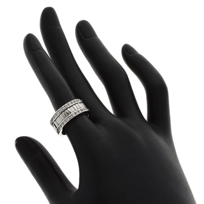 TIFFANY&Co. Atlas Edge Diamond Ring K18 White Gold Ladies [Used]