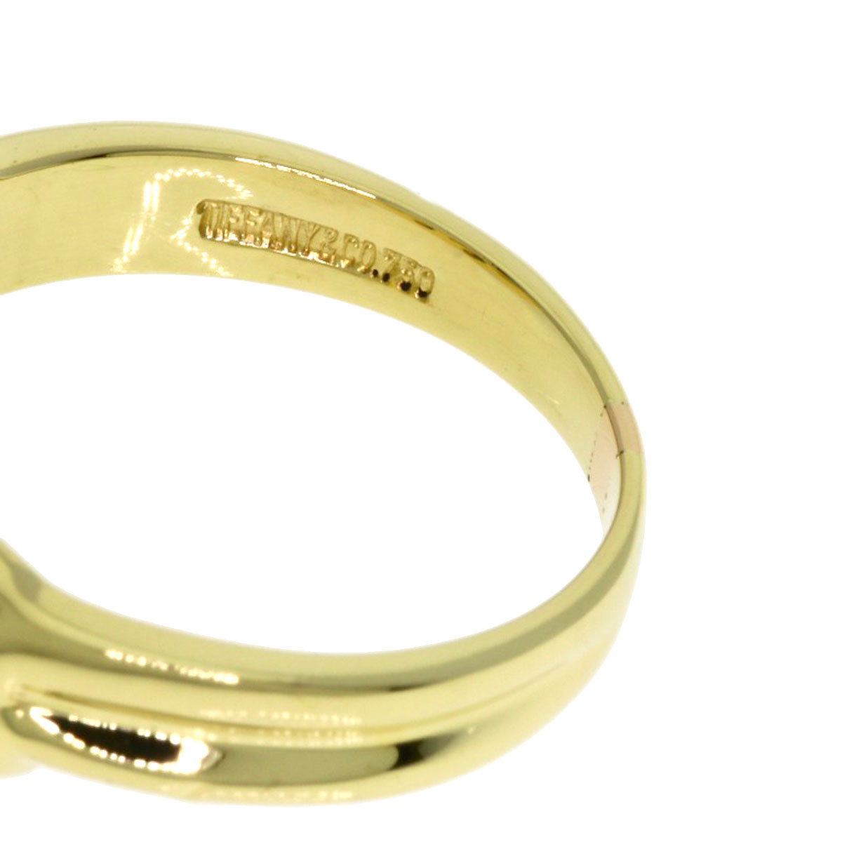 TIFFANY&Co. Triple Heart 3P Diamond Ring K18 Yellow Gold Ladies [Used]