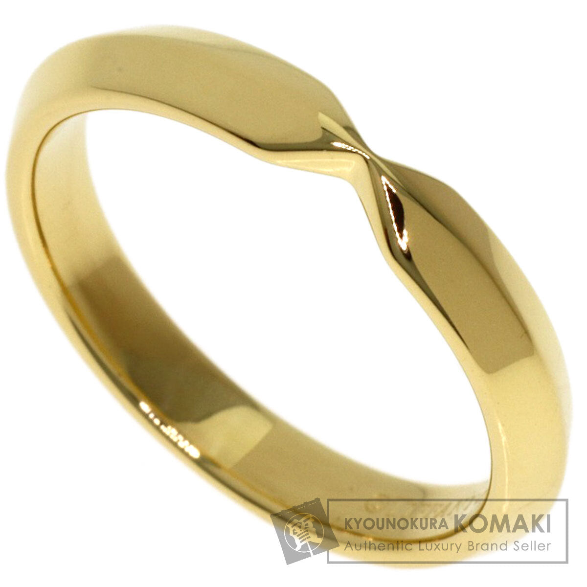 TIFFANY&Co. nesting narrow Ring K18 Yellow Gold Ladies [Used]