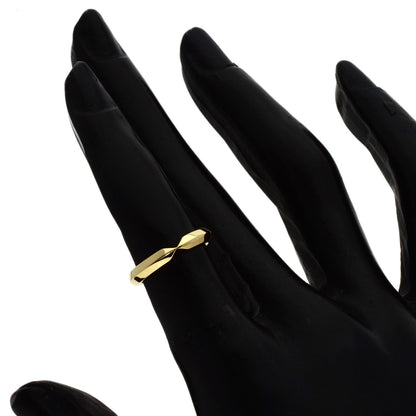 TIFFANY&Co. nesting narrow Ring K18 Yellow Gold Ladies [Used]