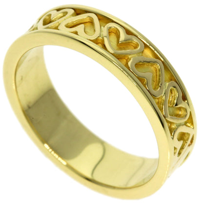 TIFFANY&Co. Cutout Heart Ring K18 Yellow Gold Ladies [Used]
