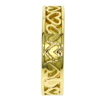 TIFFANY&Co. Cutout Heart Ring K18 Yellow Gold Ladies [Used]