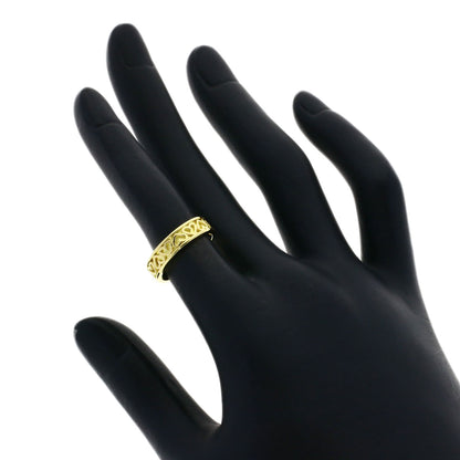 TIFFANY&Co. Cutout Heart Ring K18 Yellow Gold Ladies [Used]