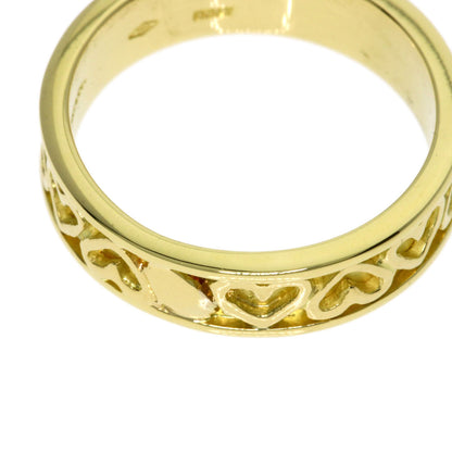 TIFFANY&Co. Cutout Heart Ring K18 Yellow Gold Ladies [Used]