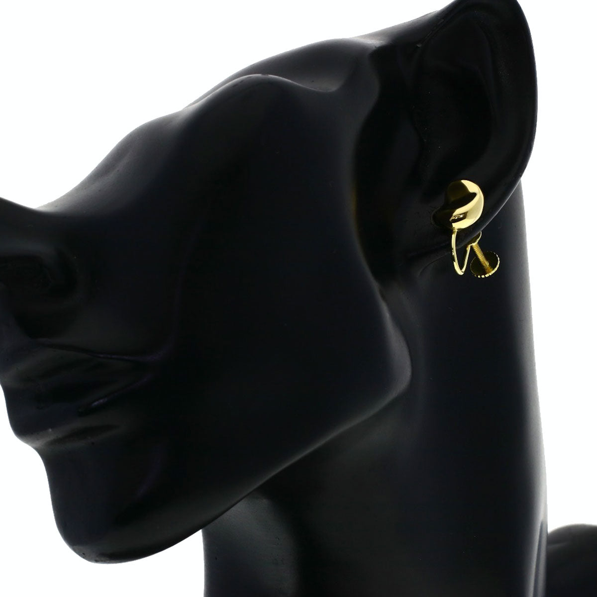 TIFFANY&Co. Bean Earring K18 Yellow Gold Ladies [Used]