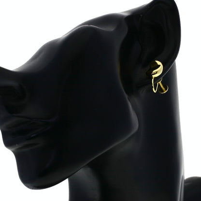 TIFFANY&Co. Bean Earring K18 Yellow Gold Ladies [Used]