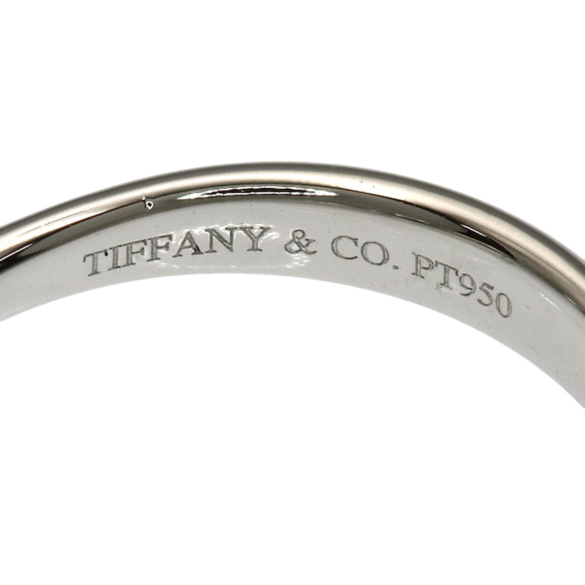 TIFFANY&Co. Bean Diamond Ring Platinum PT950 Ladies [Used]