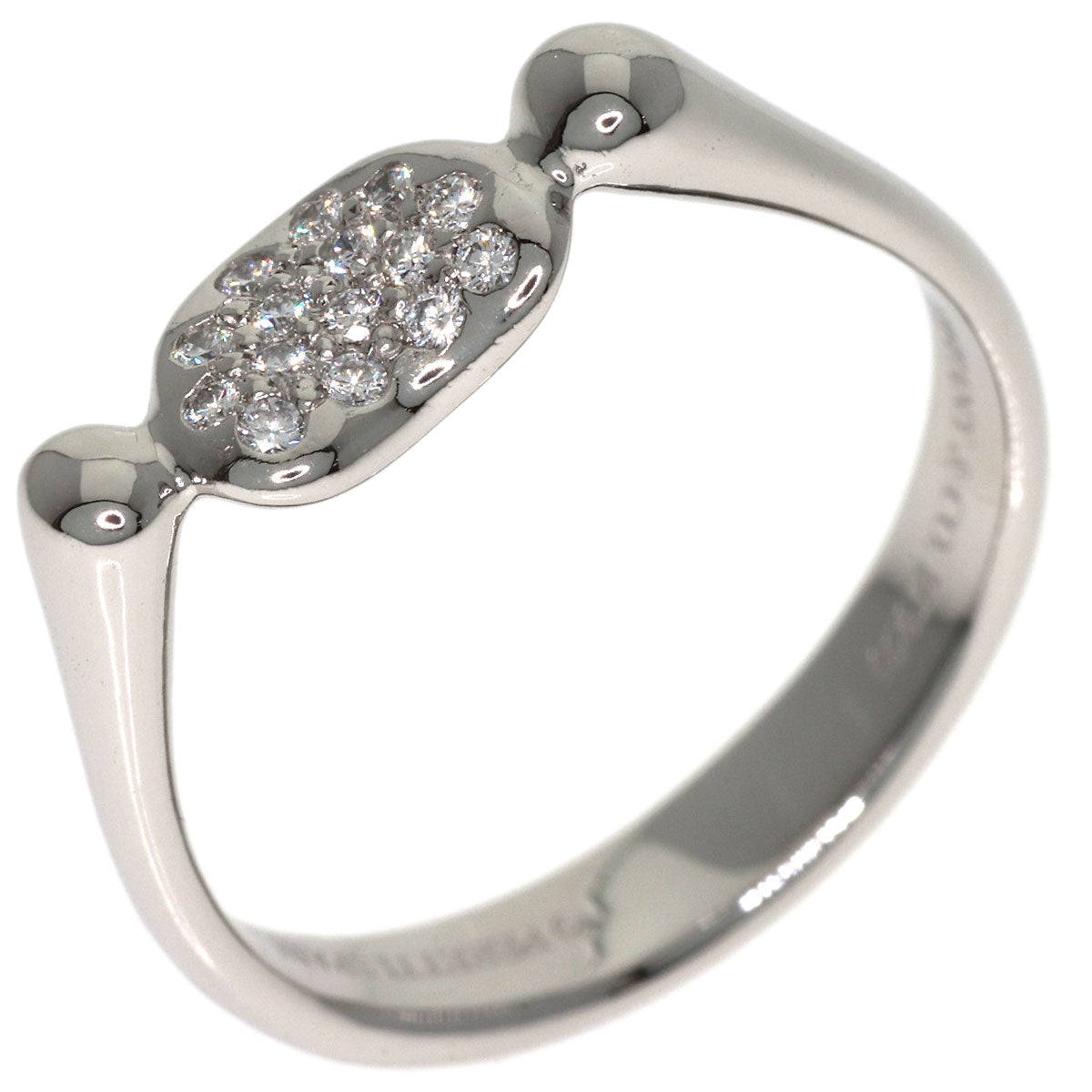 TIFFANY&Co. Bean Diamond Ring Platinum PT950 Ladies [Used]
