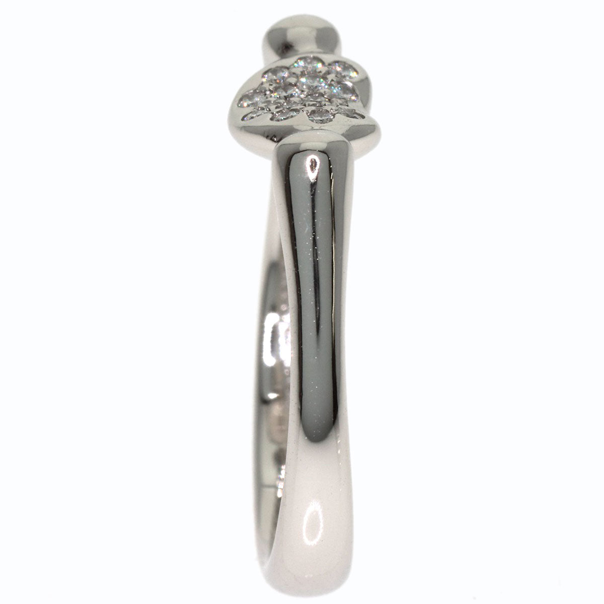 TIFFANY&Co. Bean Diamond Ring Platinum PT950 Ladies [Used]