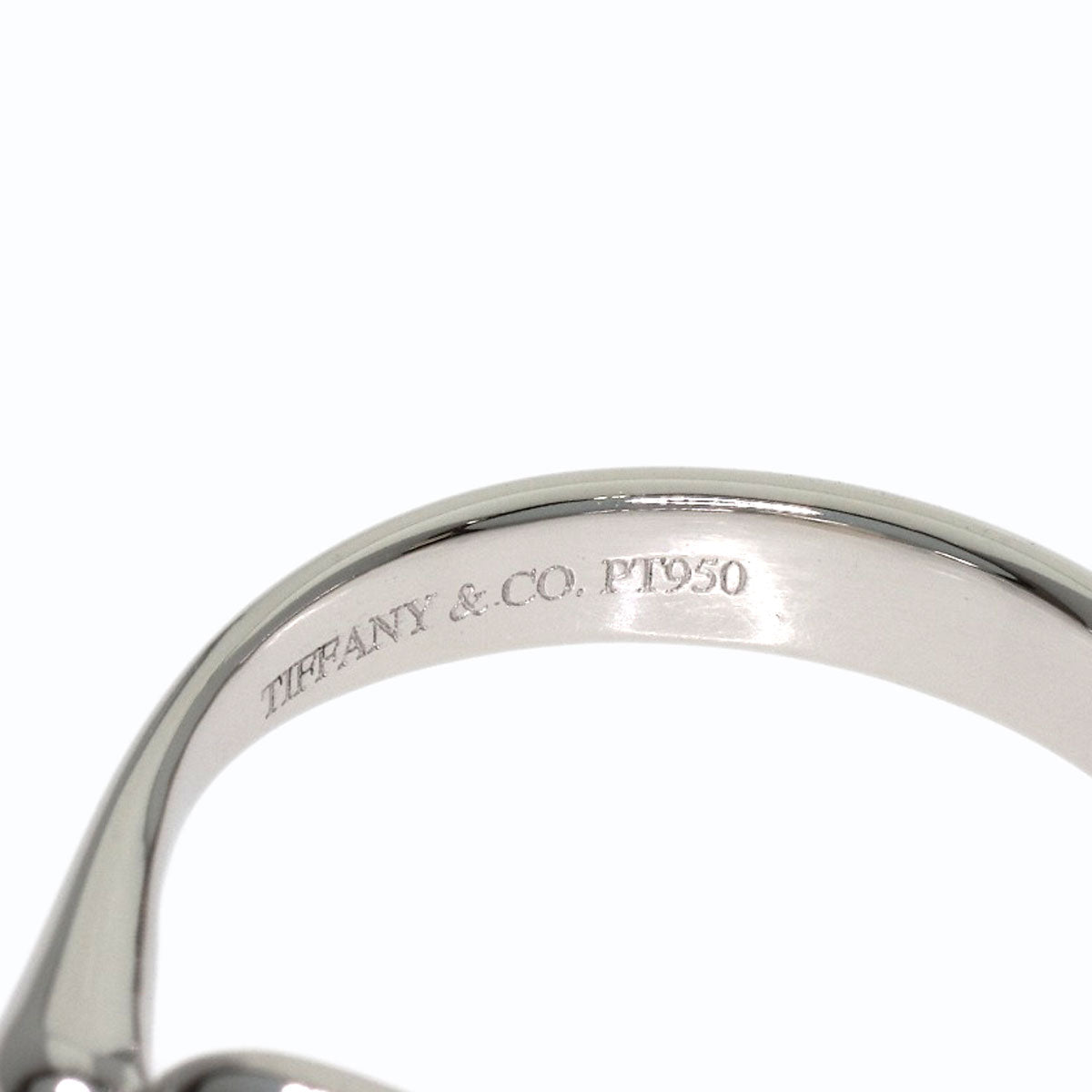 TIFFANY&Co. Bean Diamond Ring Platinum PT950 Ladies [Used]