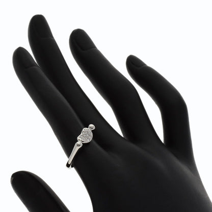TIFFANY&Co. Bean Diamond Ring Platinum PT950 Ladies [Used]