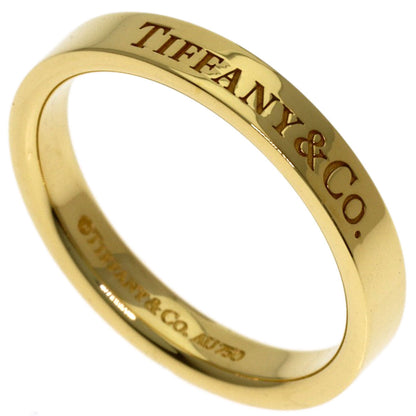 TIFFANY&Co. Flat band Ring K18 Yellow Gold Ladies [Used]
