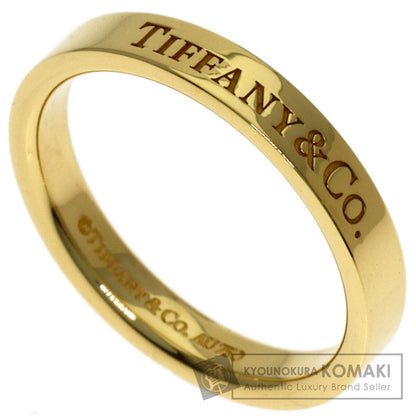 TIFFANY&Co. Flat band Ring K18 Yellow Gold Ladies [Used]