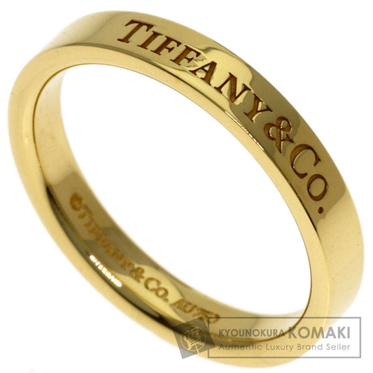 TIFFANY&Co. Flat band Ring K18 Yellow Gold Ladies [Used]