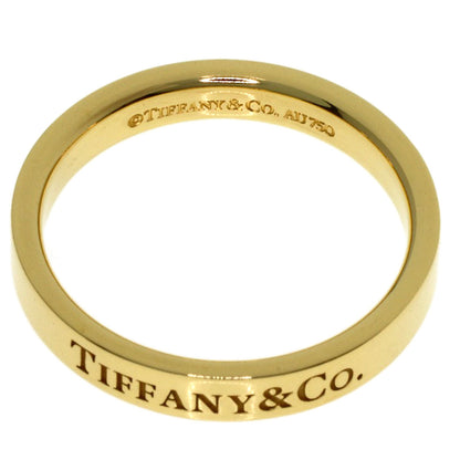 TIFFANY&Co. Flat band Ring K18 Yellow Gold Ladies [Used]