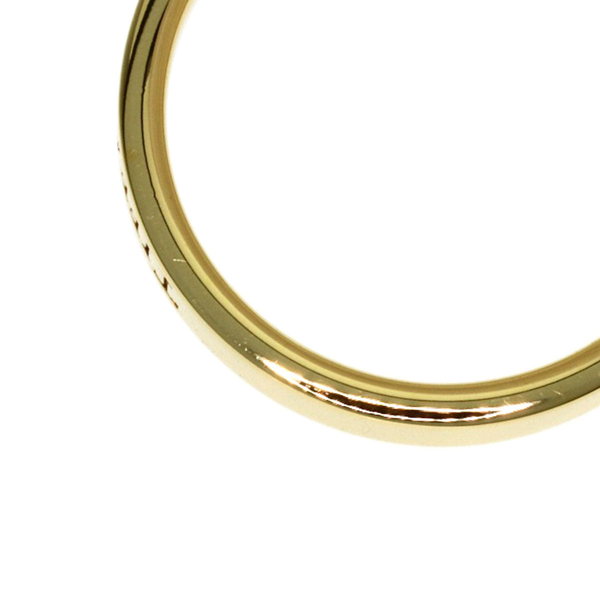 TIFFANY&Co. Flat band Ring K18 Yellow Gold Ladies [Used]