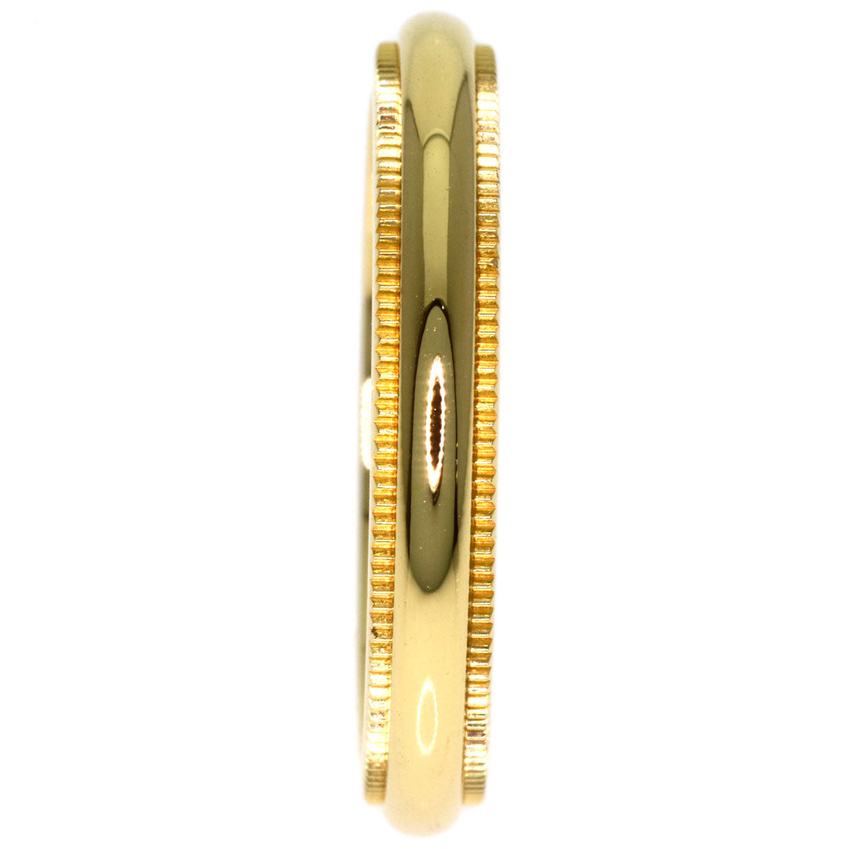 TIFFANY&Co. Milgrain Ring K18 Yellow Gold Ladies [Used]