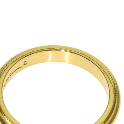 TIFFANY&Co. Milgrain Ring K18 Yellow Gold Ladies [Used]