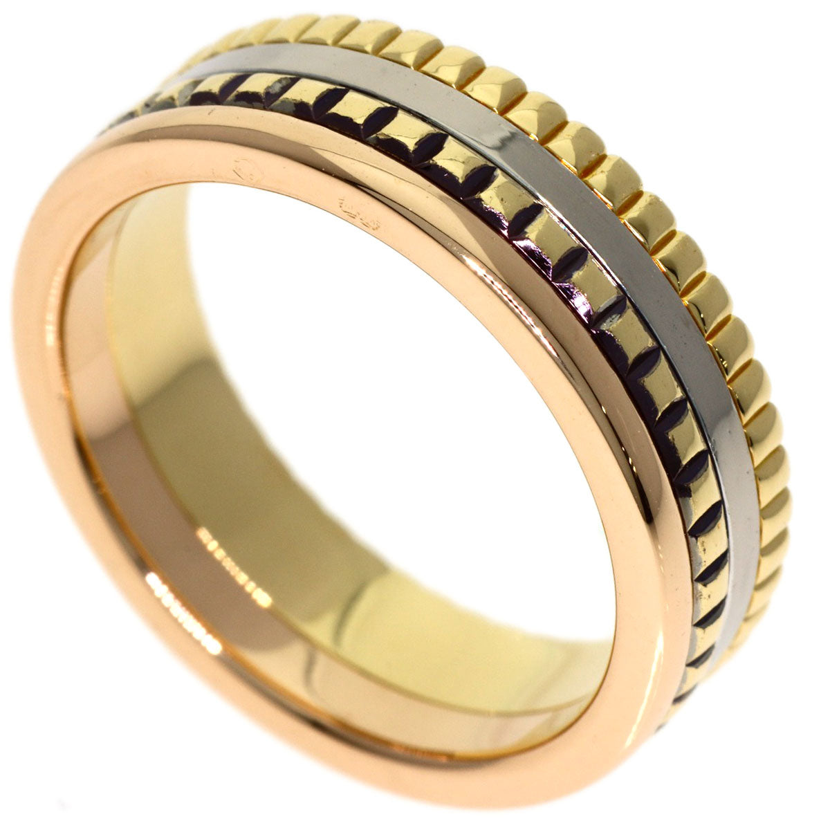 Boucheron Quatre Classic #57 Ring K18 Yellow Gold 18K Pink GoldLadies [Used]