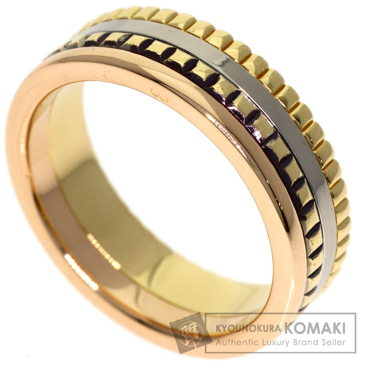 Boucheron Quatre Classic #57 Ring K18 Yellow Gold 18K Pink GoldLadies [Used]