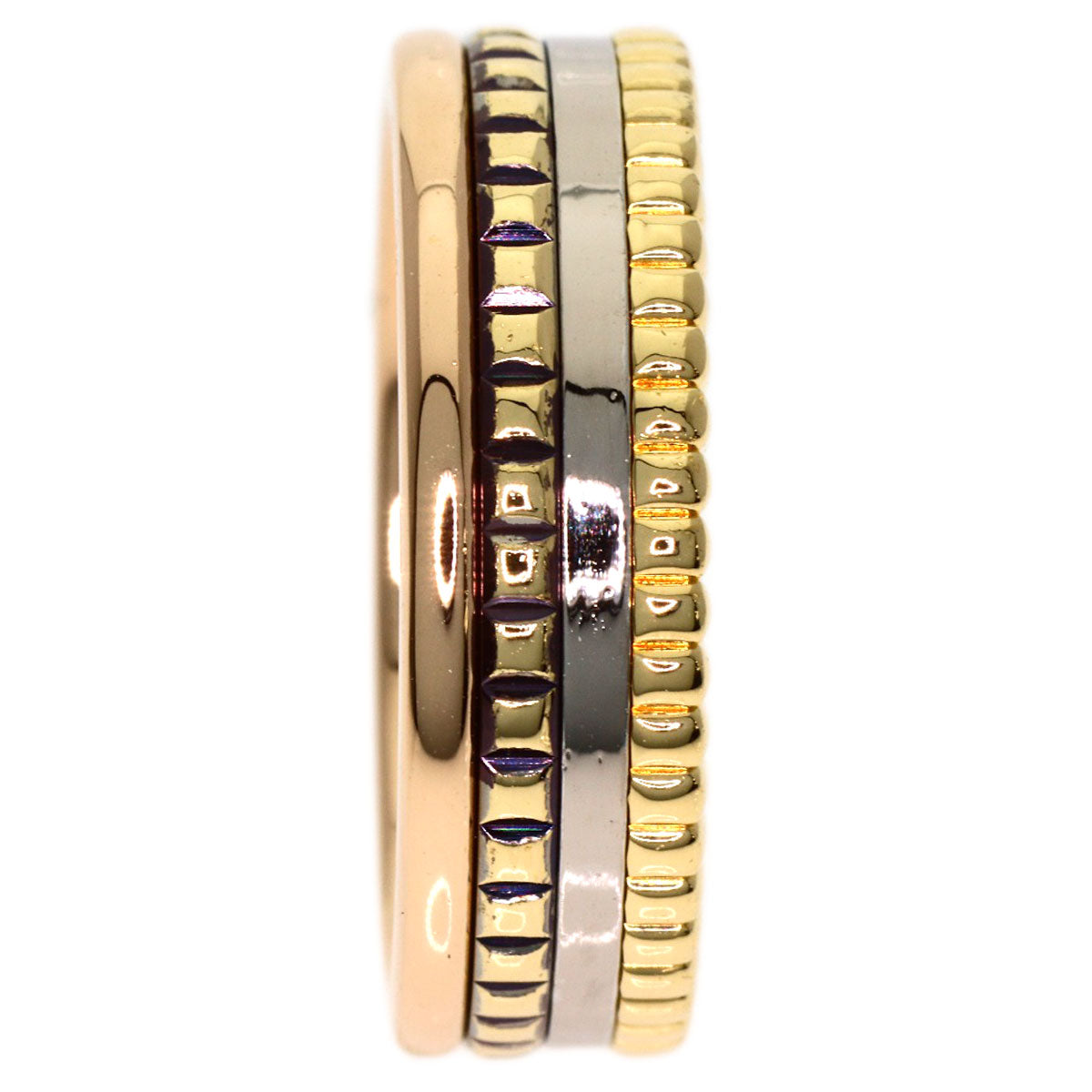Boucheron Quatre Classic #57 Ring K18 Yellow Gold 18K Pink GoldLadies [Used]