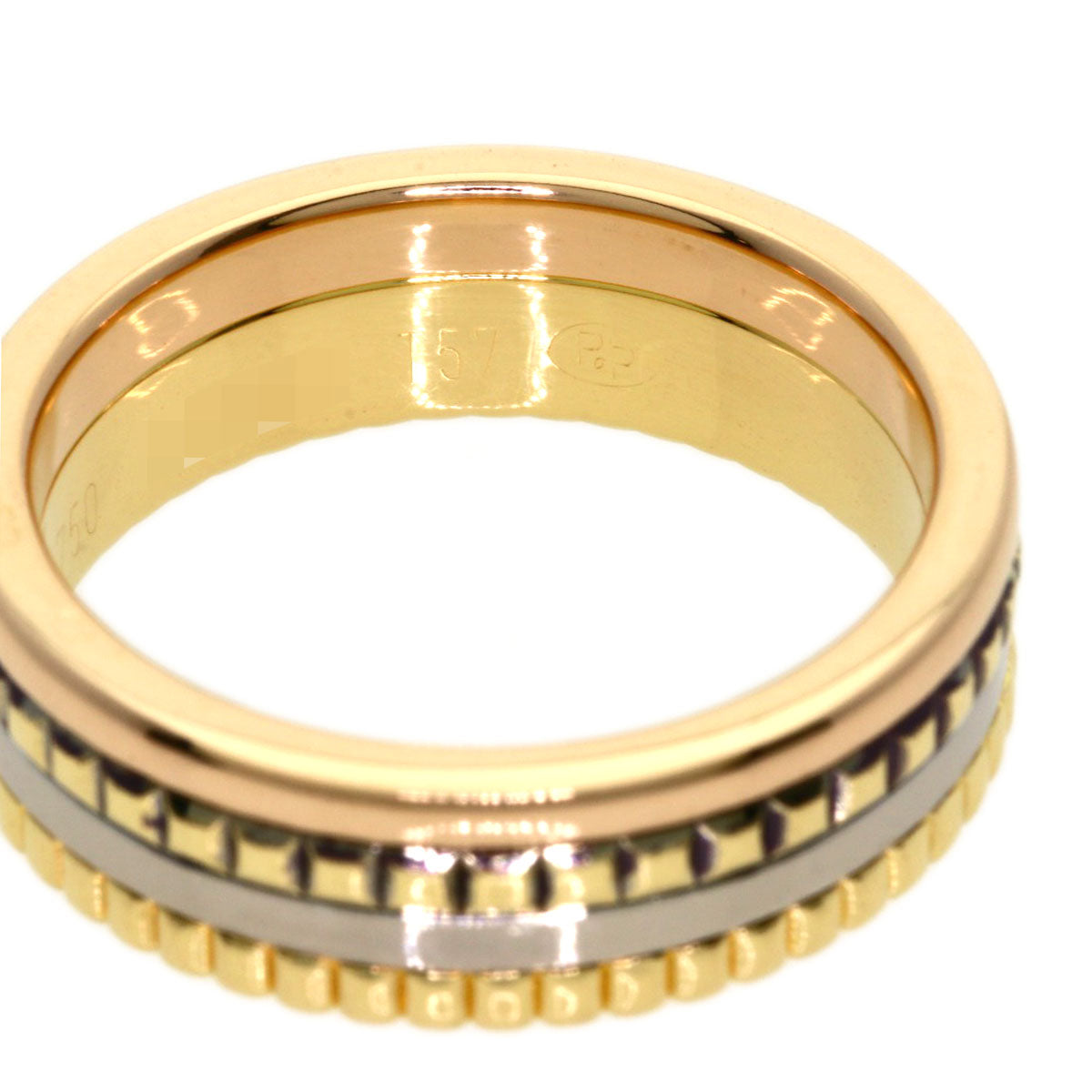 Boucheron Quatre Classic #57 Ring K18 Yellow Gold 18K Pink GoldLadies [Used]