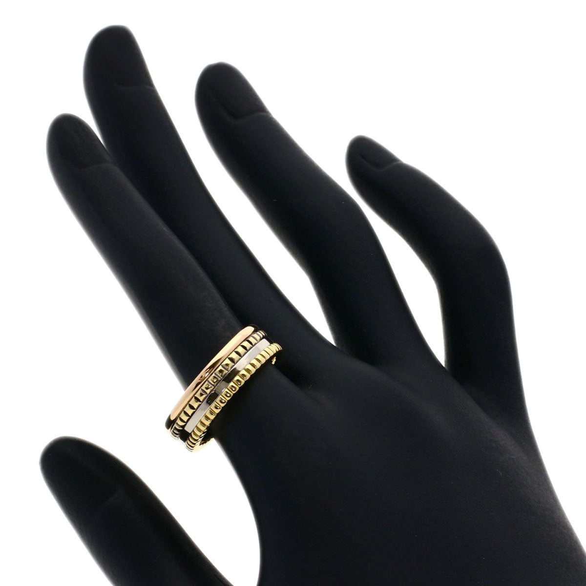 Boucheron Quatre Classic #57 Ring K18 Yellow Gold 18K Pink GoldLadies [Used]