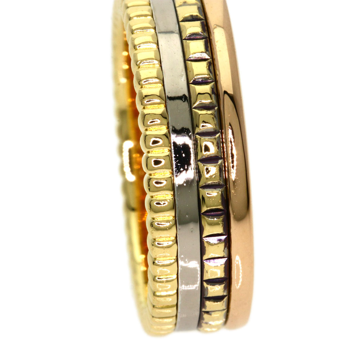 Boucheron Quatre Classic #57 Ring K18 Yellow Gold 18K Pink GoldLadies [Used]